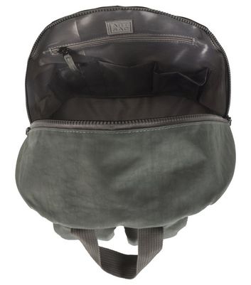Artsac Grey Pocket Front Loop Large Backpack New Look
