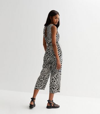 New look sales leopard print jumpsuit