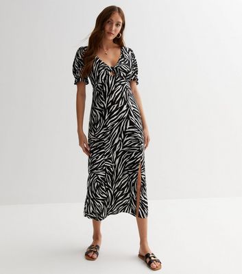 New look outlet tie front dress