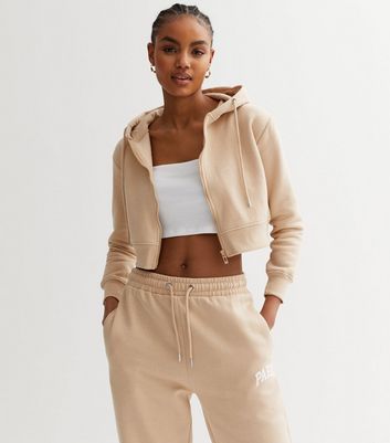 crop top zip up hoodies