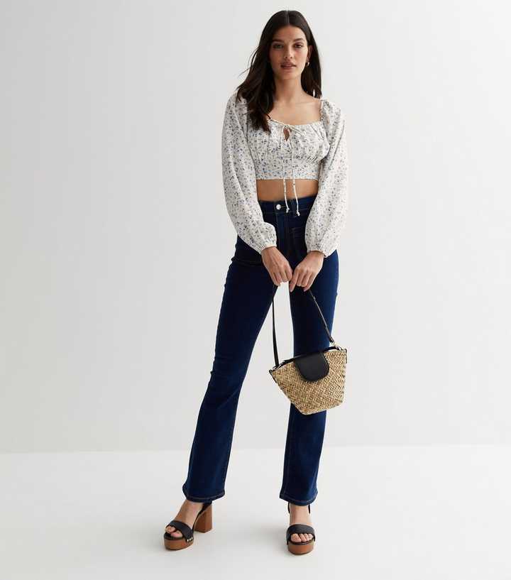 Crop Top Newlook Rose Taille 8 - Nouveau Avec Étiquettes, Manches Sans Manches