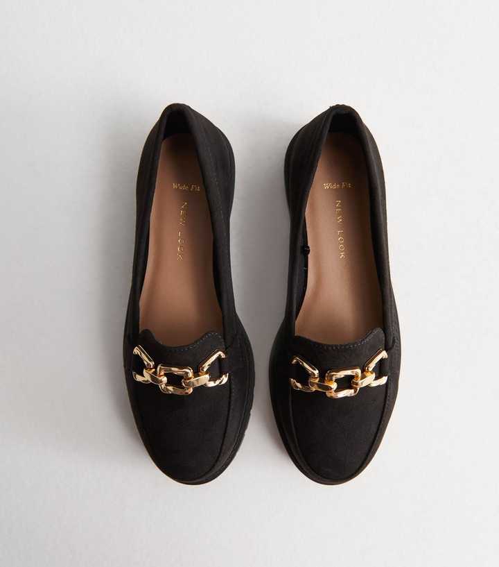 new look flat shoes wide fit