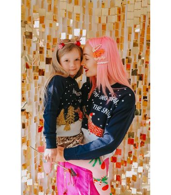 Mother and daughter matching christmas outlet jumpers