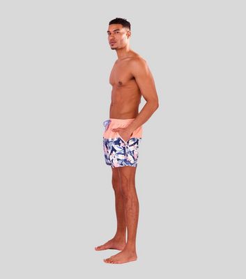 Mens tropical hot sale board shorts