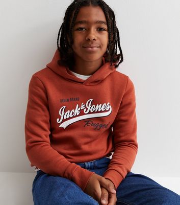 Jack and sales jones hoodie orange