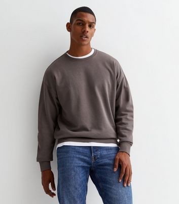 Mens 2024 sweatshirt grey