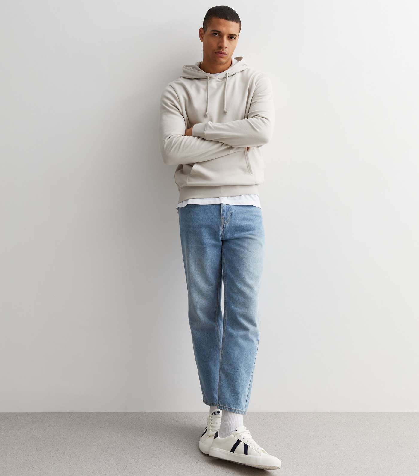 Stone Pocket Front Relaxed Fit Hoodie Image 3