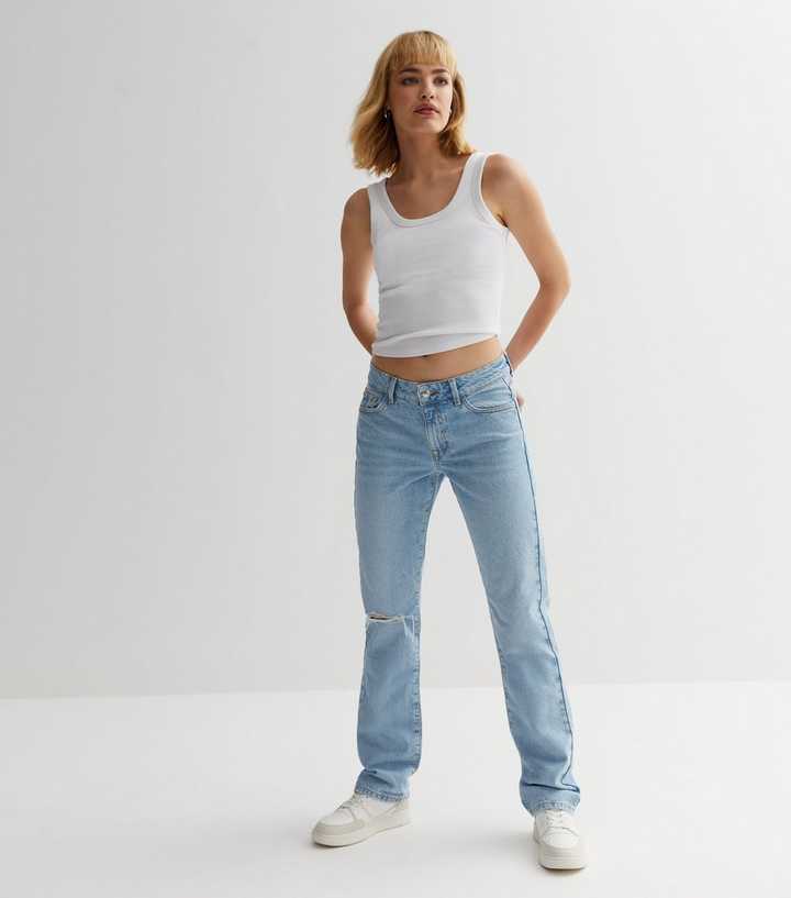 jeans low rise straight leg