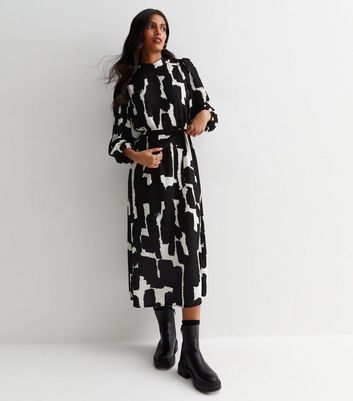 High neck clearance shirt dress