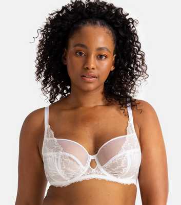 White Lace Non Padded Bra