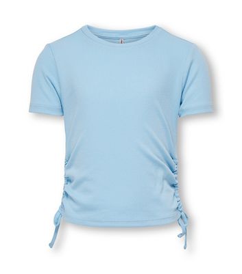 KIDS ONLY Pale Blue Ruched Top New Look