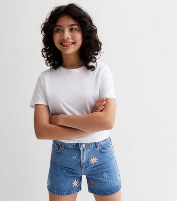 New look girls sales denim shorts