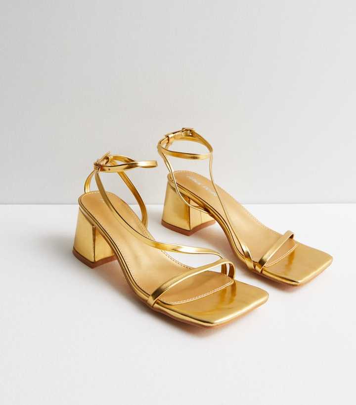 Block Heel Mustard Gold Sandals Buy Now Women Mustard Open Toe