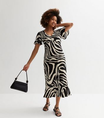 New look zebra print 2024 dress