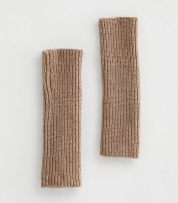 Stone Knit Arm Warmers New Look