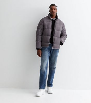 ASOS DESIGN extreme oversized puffer jacket in dark gray - ShopStyle