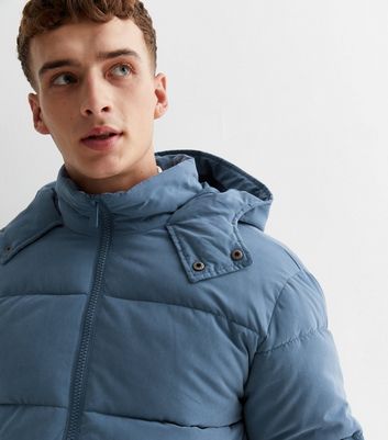 Mens light 2025 blue puffer jacket