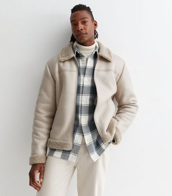 Men Brown Bomber Faux Leather Jacket | Shop Now - Jacket Hub