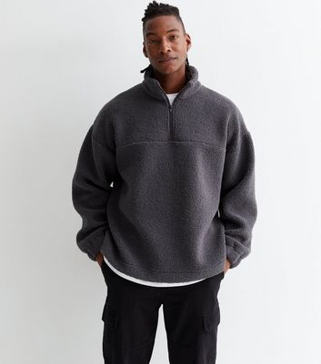 Oversized on sale grey sweatshirts