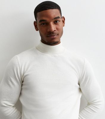 White fine deals knit jumper