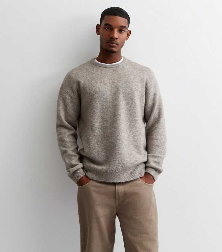 Dark Grey Soft Feel Crew Neck Jumper | New Look