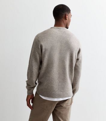 Dark grey crew neck on sale sweater