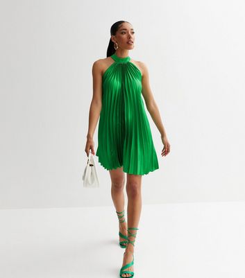 Green deals swing dress