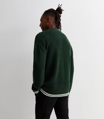 Dark green cardigan clearance men