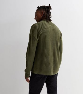 New look cheap khaki cardigan