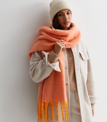 Womens sales orange scarf