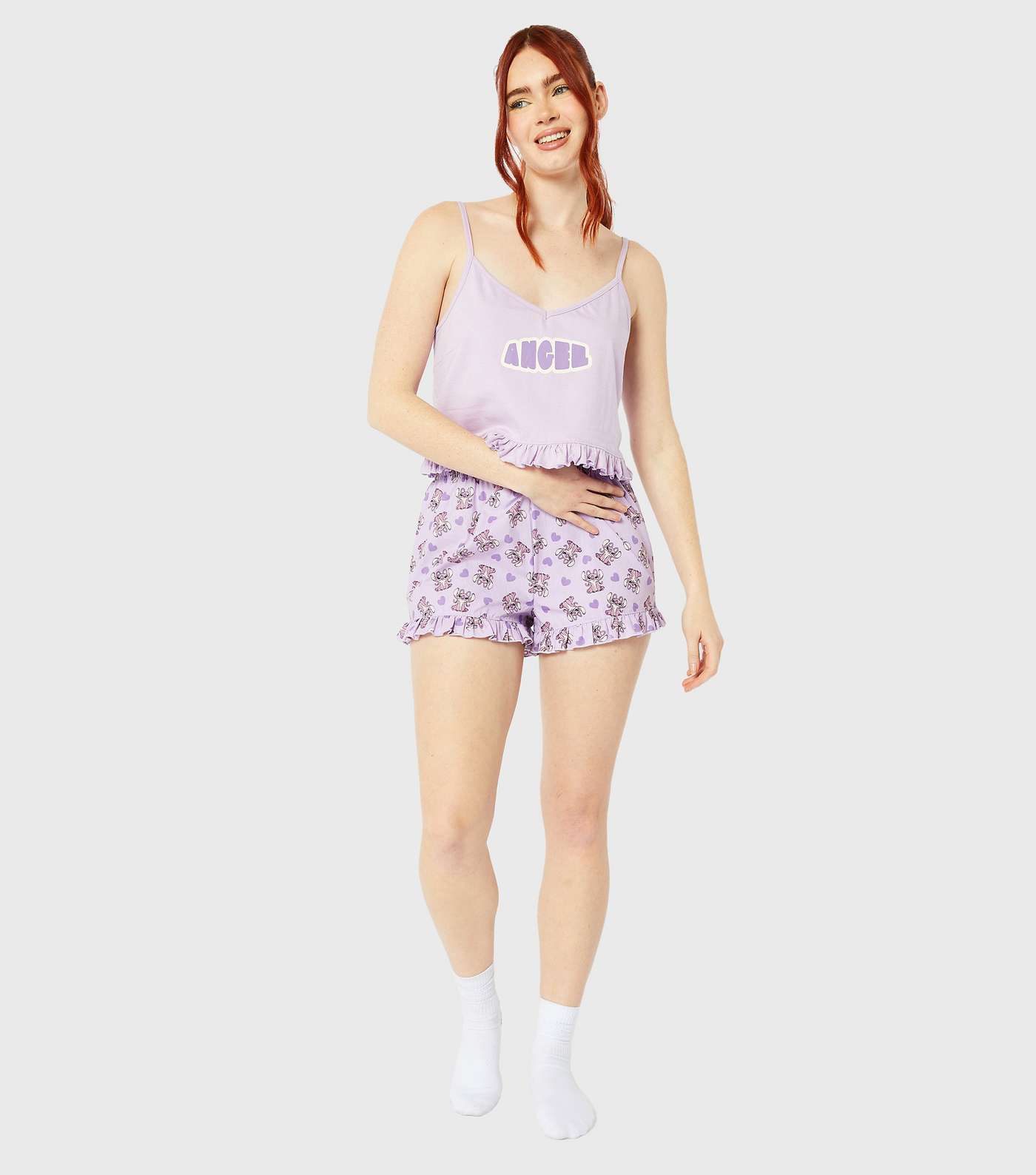 Skinnydip Lilac Ice Cream Cami Short Pyjama Set