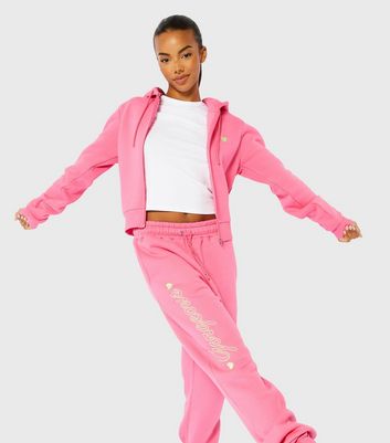 Pink skinny joggers discount womens