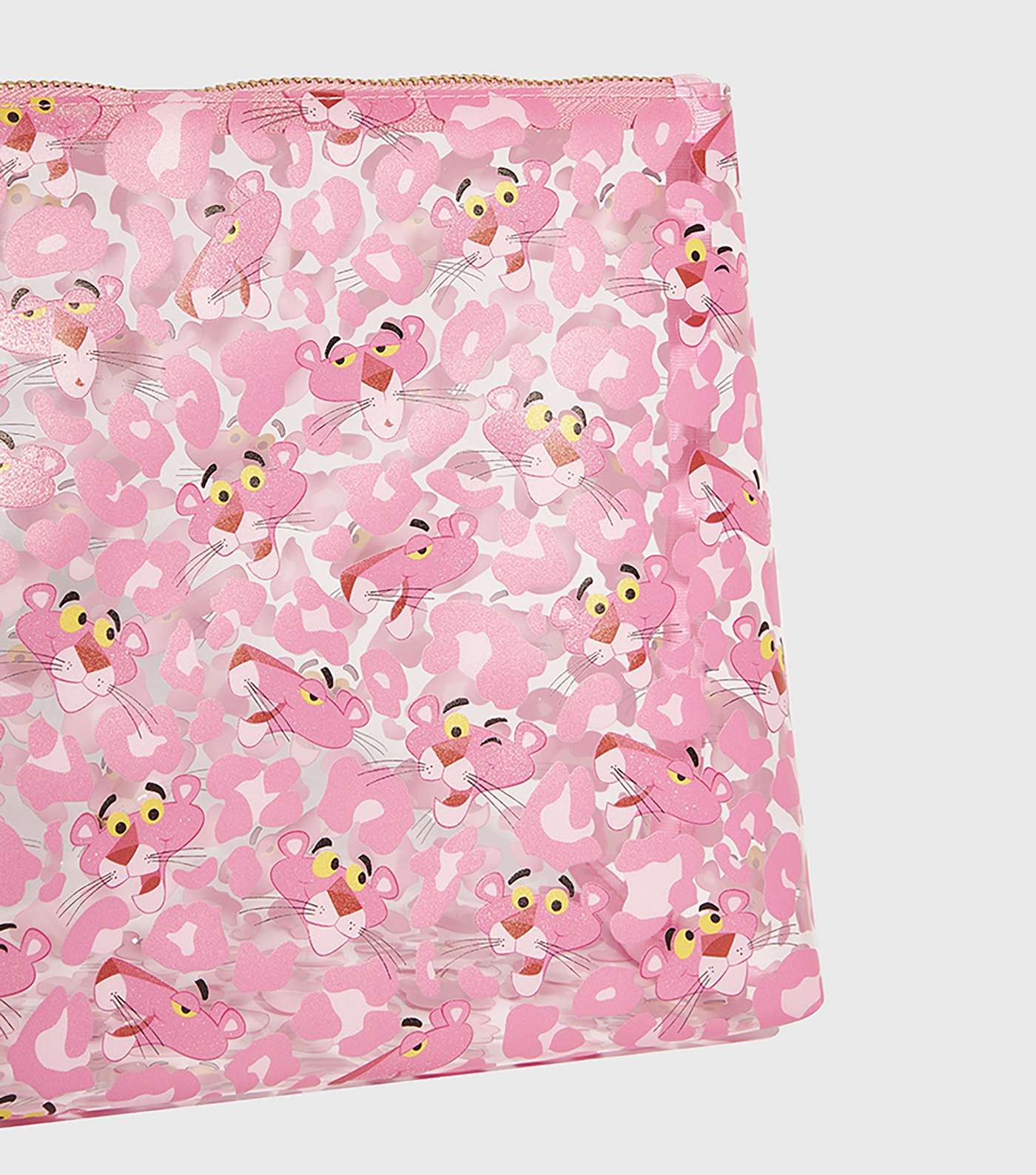 Skinnydip Bright Pink Panther Wash Bag Image 4