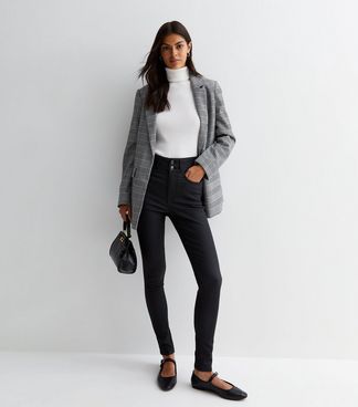 Black Coated Skinny Jeans | New Look