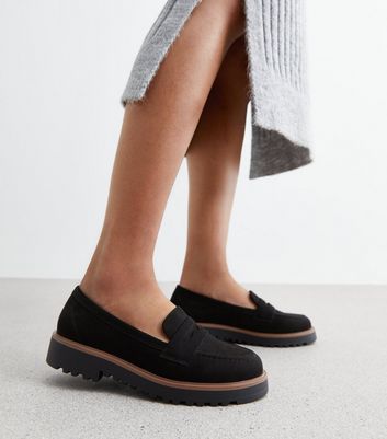 New look 2025 suede loafers