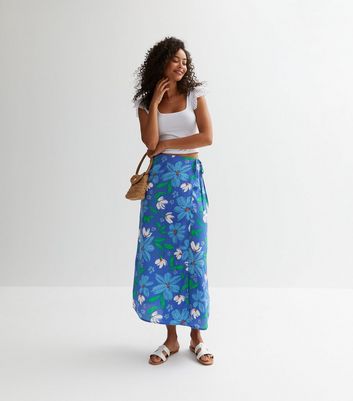 Floral maxi skirt outlet 50