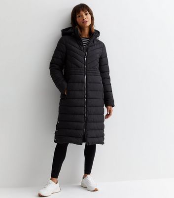 Black lightweight sales padded coat