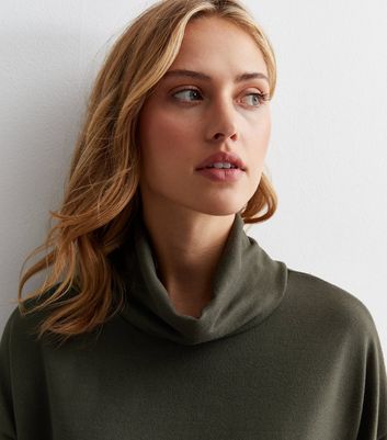 Long cowl neck clearance jumper