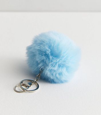 Amazon.com: Pom Pom Keychains Cute Faux Rabbit Fur Ball Pom Pom Keychain  Colorful Soft Plush Pompoms Car Key Ring Handbag Purse Charm (3Pcs/Set1) :  Clothing, Shoes & Jewelry