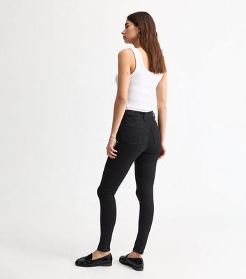 Mid rise skinny jeans hot sale black