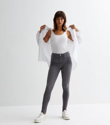 Grey Mid Rise Skinny Fit Women's Denim By Being Human Clothing