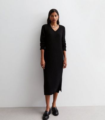 Fashion Split Hem Midi Dress