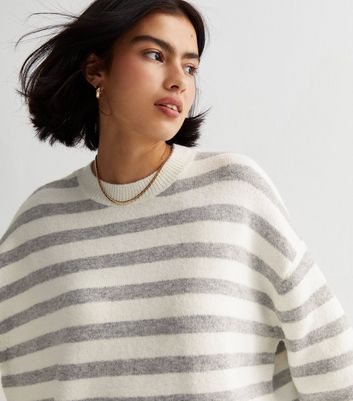 Striped jumper hotsell new look