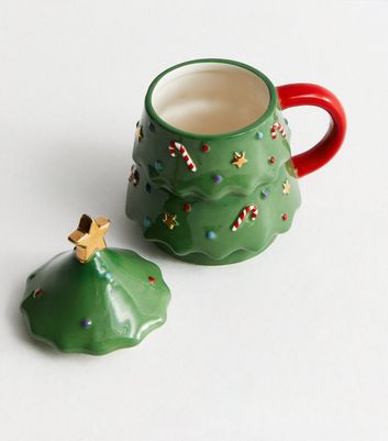 christmas tree coffee mug