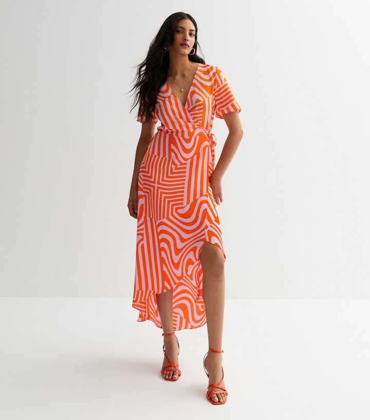 open lace back dress Orange and Pink One-Shoulder Long Sequin Prom Dress Orange/Fuschia / 12 main image 1