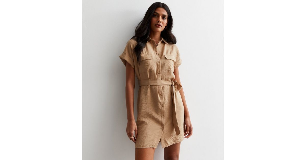 Essential Mini Dress - Stone