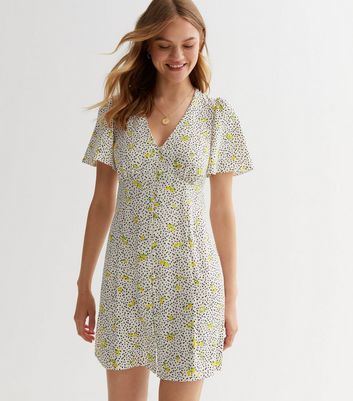 New look best sale lemon dress