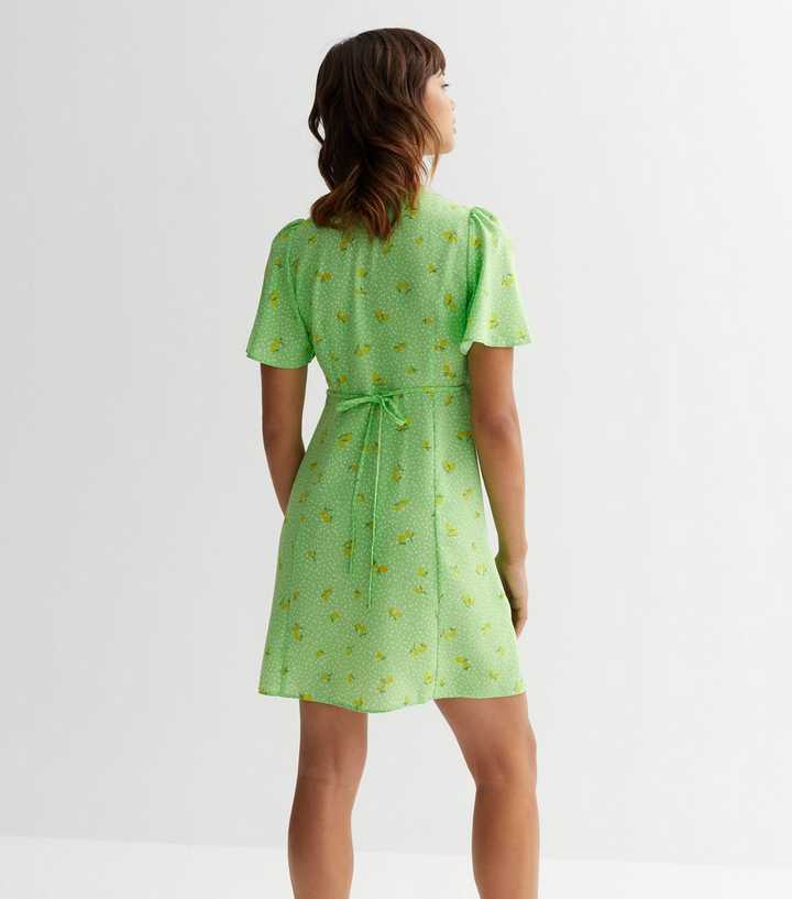 green emerald velvet dress Ines Mini Dress