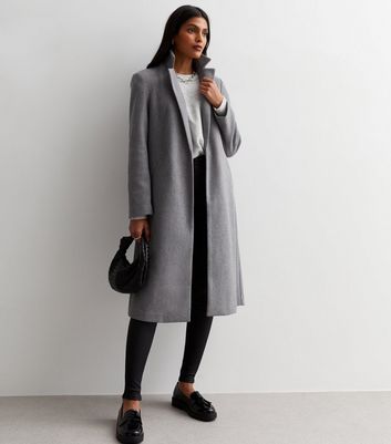 New look cheap longline coat