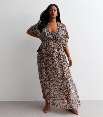 Long beach on sale dress plus size